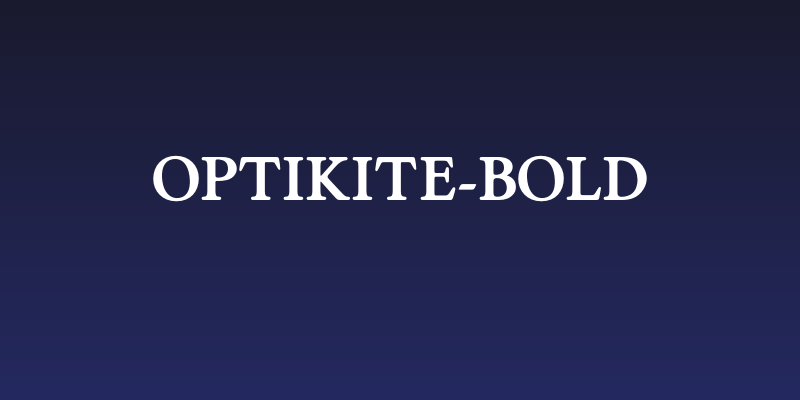 OPTIKite-Bold Social Header