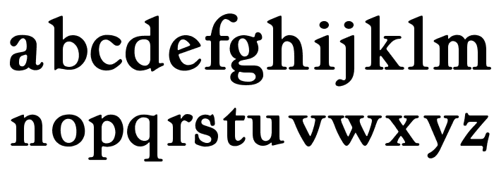 OPTIKite-Bold Font LOWERCASE