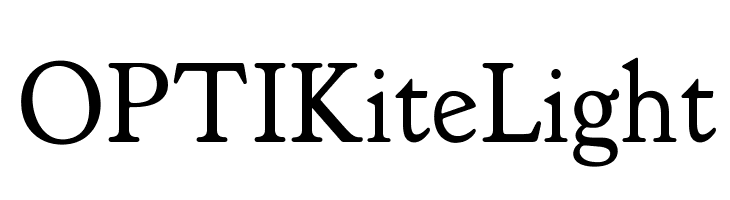 OPTIKiteLight Font