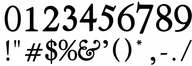 OPTIKiteLight フォント その他の文字
