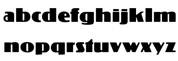 OPTIKoloss Font LOWERCASE