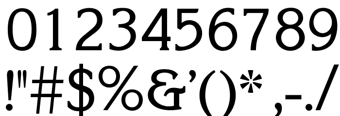 OPTIKorinna-Agency Font OTHER CHARS