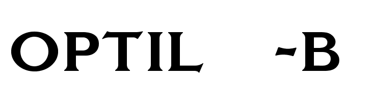 OPTILagoon-Bold Font