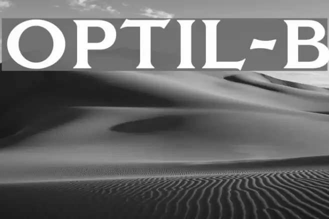 OPTILagoon-Bold Font examples