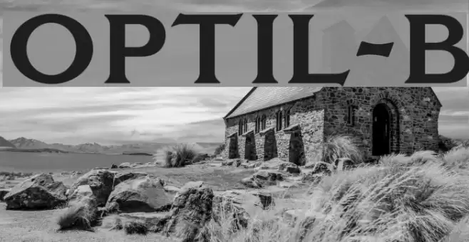 OPTILagoon-Bold Font examples