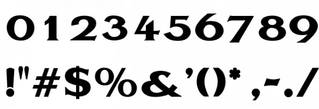 OPTILagoon-ExtraBold Font OTHER CHARS