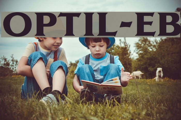 OPTILagoon-ExtraBold Font examples
