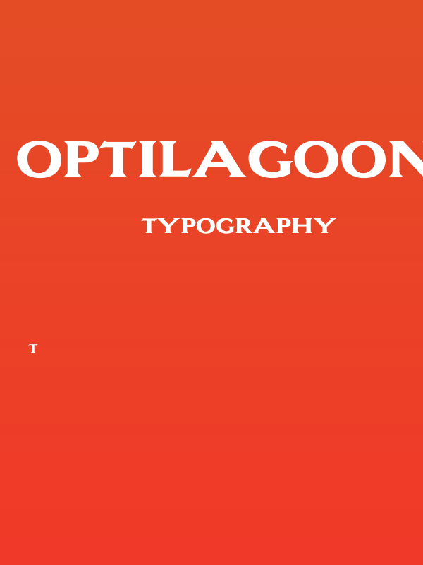 OPTILagoon-ExtraBold Poster