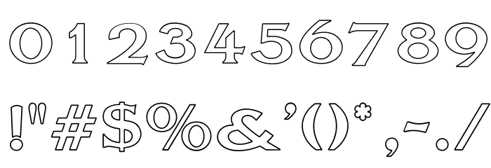 OPTILagoon-Open Font OTHER CHARS