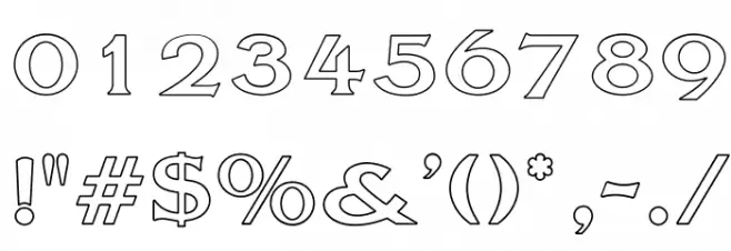 OPTILagoon-Open Font OTHER CHARS