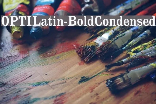 OPTILatin-BoldCondensed Example 3