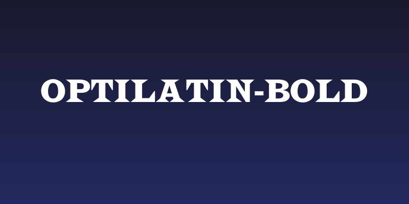 OPTILatin-Bold Social Header