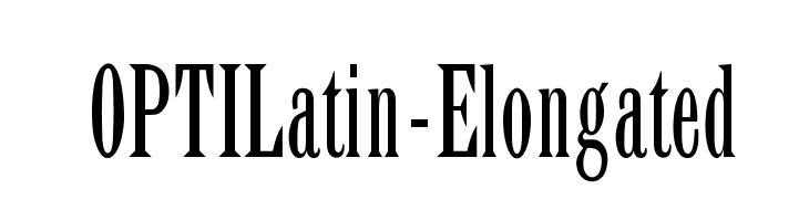 OPTILatin-Elongated  Descarca Fonturi Gratis