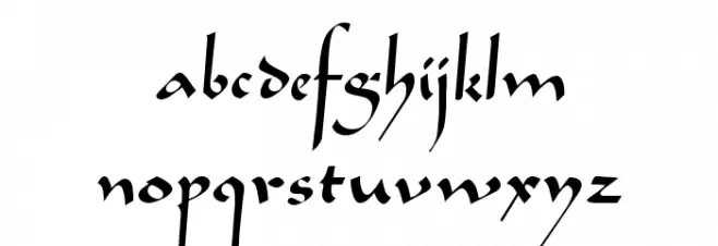 OPTILegende-Uncial फ़ॉन्ट लोअरकेस