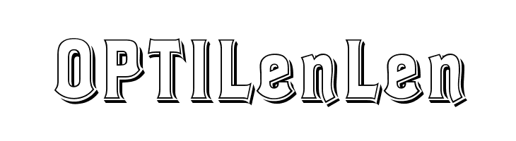 OPTILenLen  Frei Schriftart Herunterladen