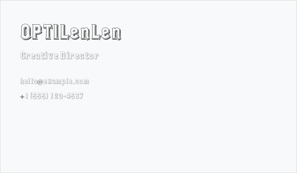 OPTILenLen Business Card
