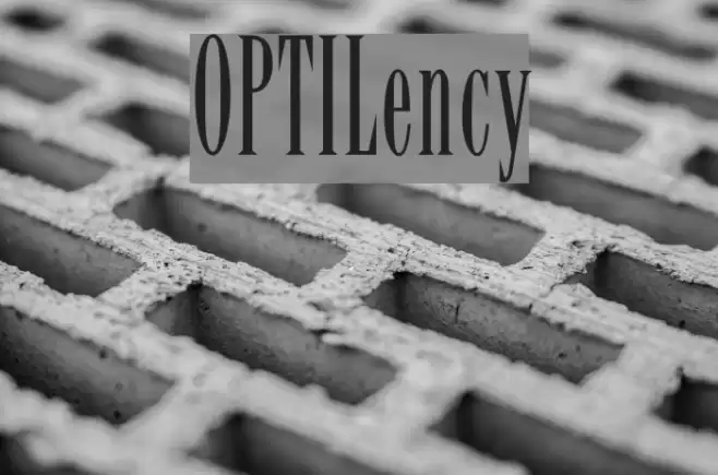 OPTILency フォント examples