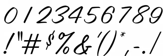 OPTILester Font OTHER CHARS