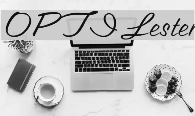 OPTILester Font examples