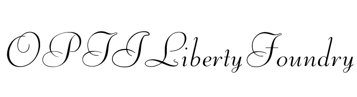OPTILibertyFoundry Font