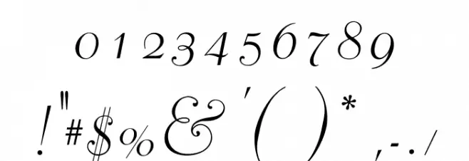 OPTILibertyFoundry Font OTHER CHARS