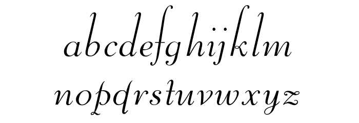 OPTILibertyFoundry Font LOWERCASE