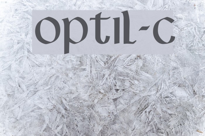 OPTILignier-Caps Font examples