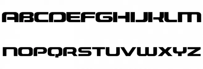 OPTILimitedView-Exp Font Litere mari