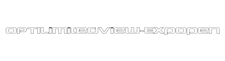 OPTILimitedView-ExpOpen Font