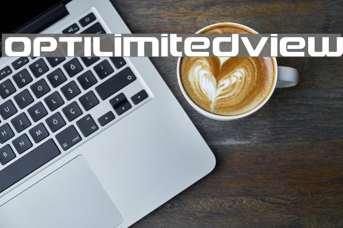 OPTILimitedView Font examples