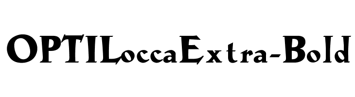 OPTILoccaExtra-Bold  Frei Schriftart Herunterladen