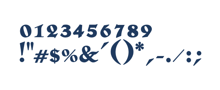 OPTILoccaExtra-Bold Other Characters