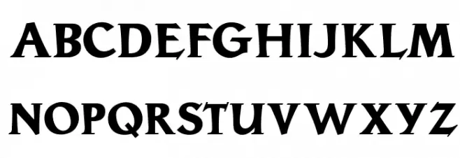 OPTILoccaExtra-Bold Schriftart Groß