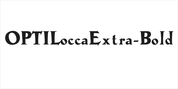 OPTILoccaExtra-Bold Logo