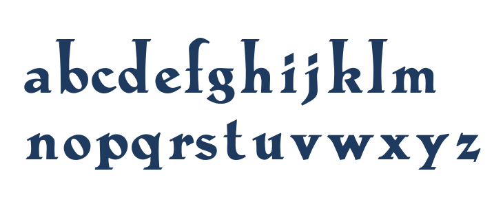 OPTILoccaExtra-Bold Lowercase