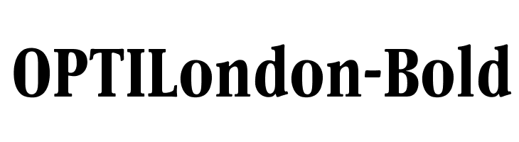 OPTILondon-Bold Font