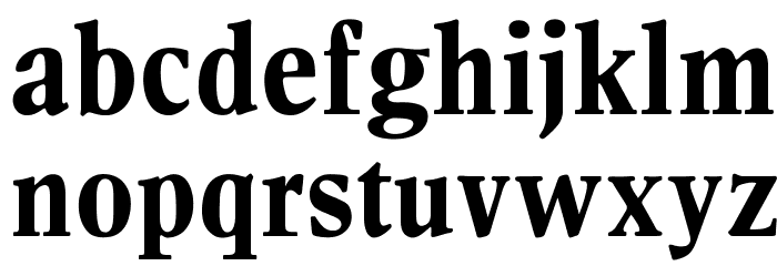 OPTILondon-Bold Font LOWERCASE