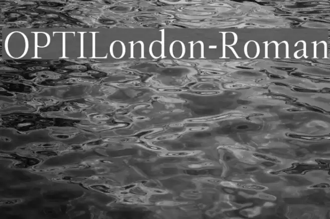 OPTILondon-Roman Font examples