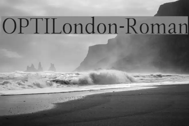 OPTILondon-Roman Font examples
