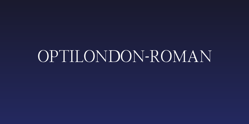 OPTILondon-Roman Social Header