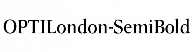 OPTILondon-SemiBold  font caratteri gratis