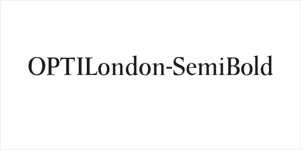 OPTILondon-SemiBold Logo