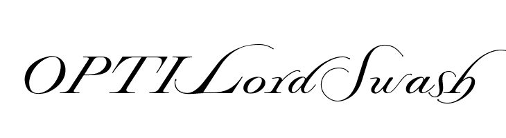 OPTILordSwash Font