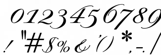 OPTILordSwash Font OTHER CHARS