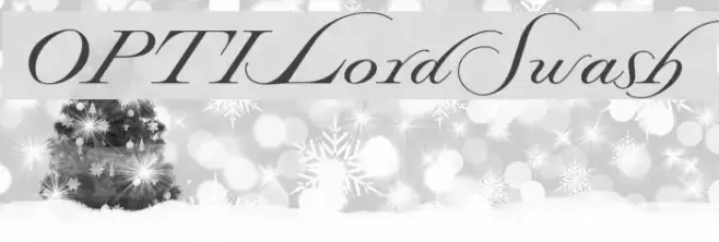 OPTILordSwash Font examples