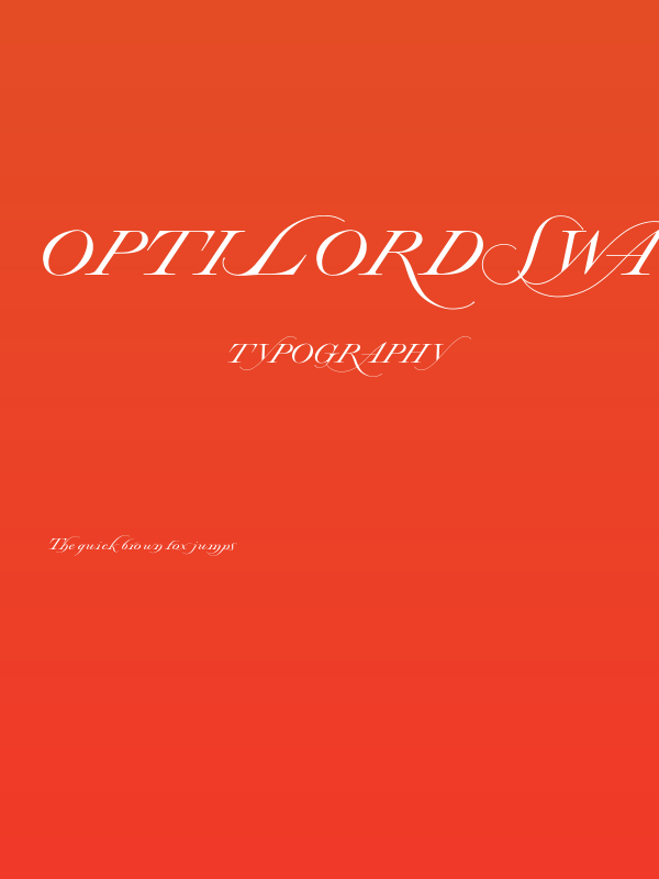 OPTILordSwash Poster