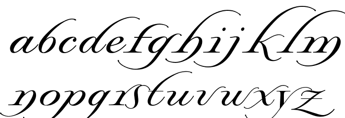 OPTILordSwash Font LOWERCASE