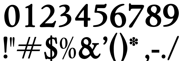 OPTILothario-Medium Font OTHER CHARS