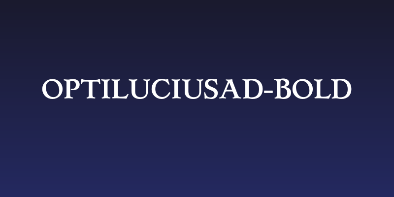 OPTILuciusAd-Bold Social Header