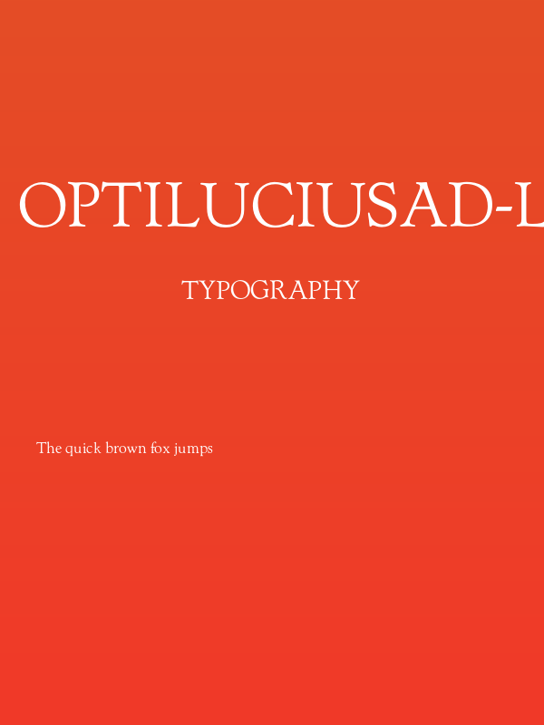OPTILuciusAd-Light Poster